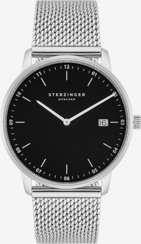 Sterzinger Analog Watch in Silver: front