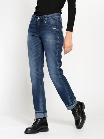 Gang Regular Jeans '94AMELIE STRAIGHT' in Blauw: voorkant