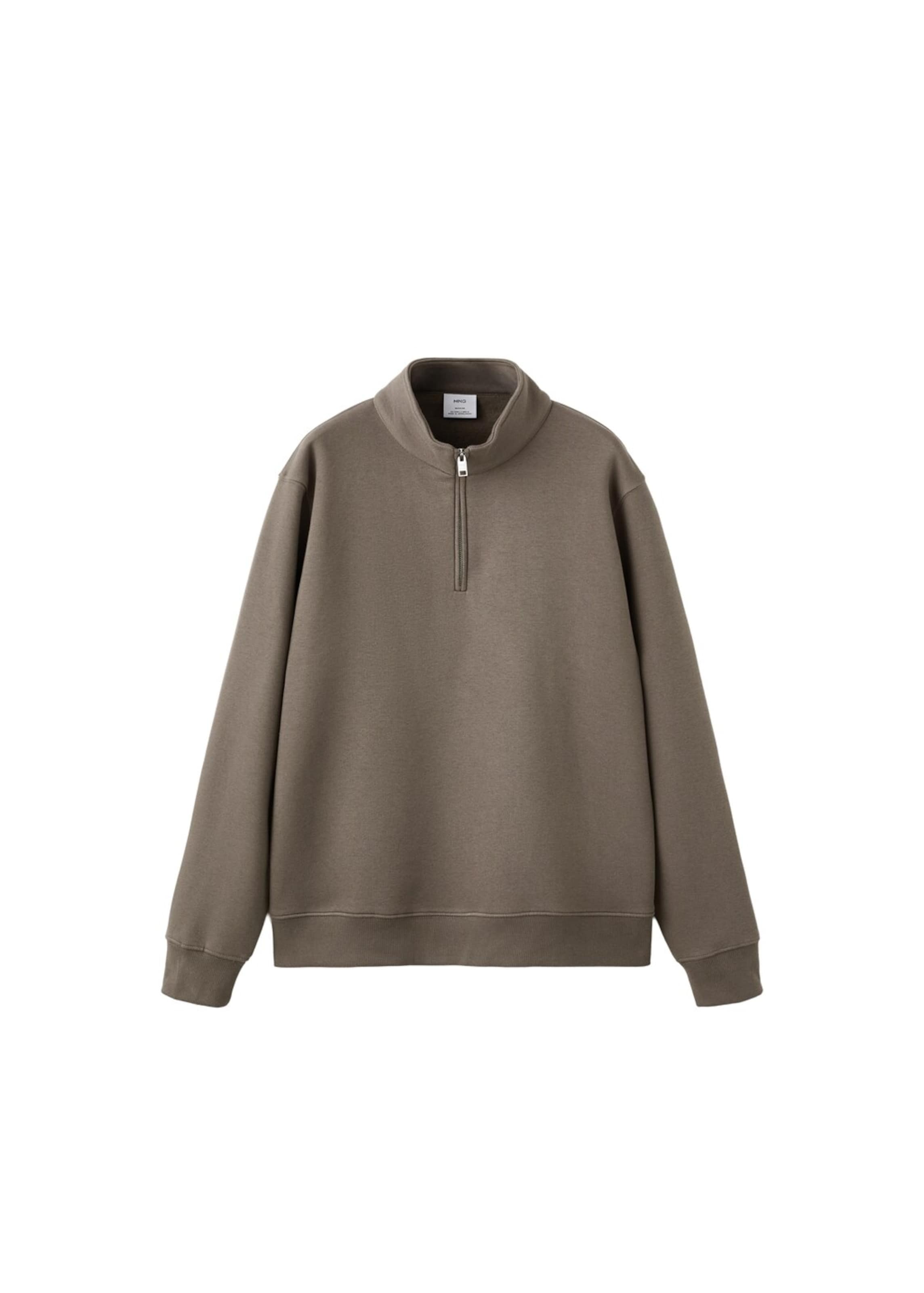 MANGO MAN Sweatshirt 'Winny' in Brown: front