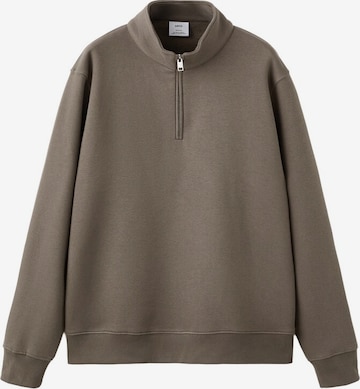 MANGO MAN Sweatshirt 'Winny' in Brown: front