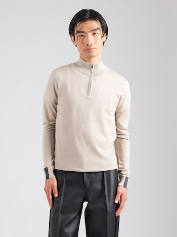 MOS MOSH Pullover 'MMGAdam' in Beige: Vorderseite