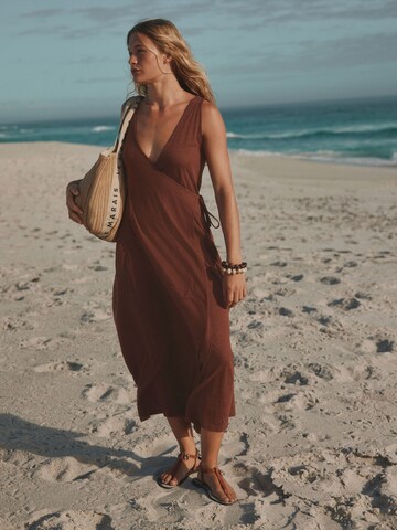 Next Summer dress in Brown: front