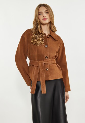 Cappotto di mezza stagione di DreiMaster Vintage in marrone: frontale