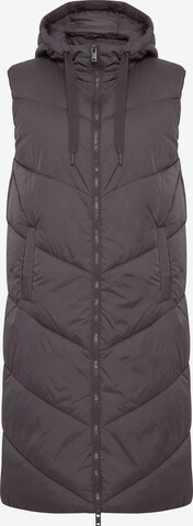 Oxmo Bodywarmer 'bolyn' in Bruin: voorkant