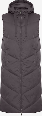 Oxmo Vest 'bolyn' in Brown: front