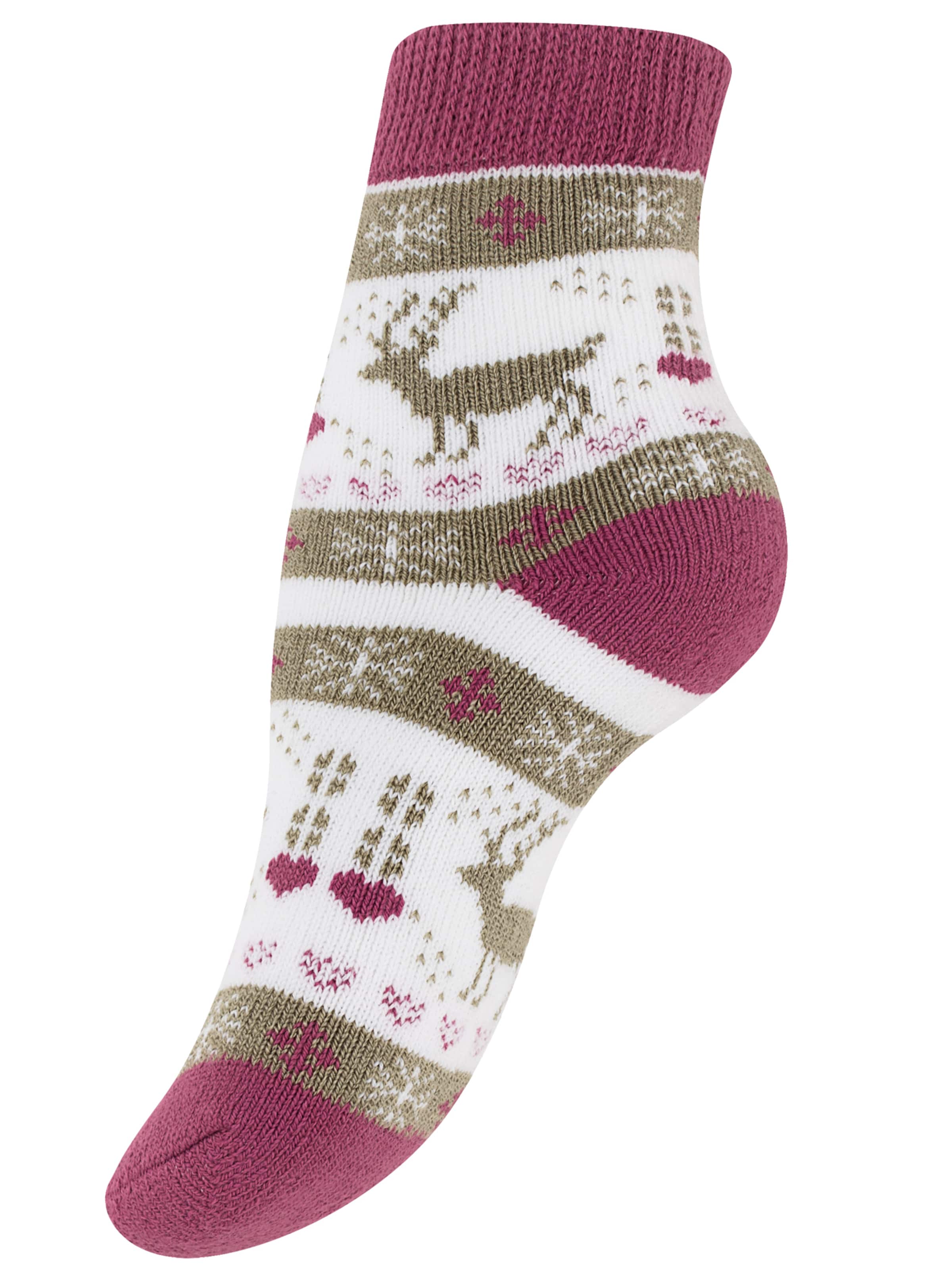 Chaussettes Yenita en rose