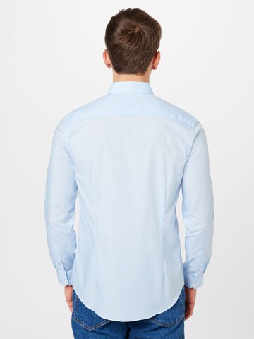 BURTON MENSWEAR LONDON Slim fit Button Up Shirt in Blue