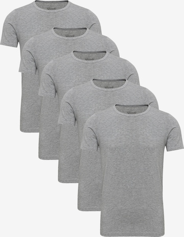 yazubi T-Shirt 'Mythic' in Grau: Vorderseite