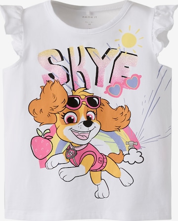 NAME IT Tričko 'NMFMARIA' – bílá: přední strana