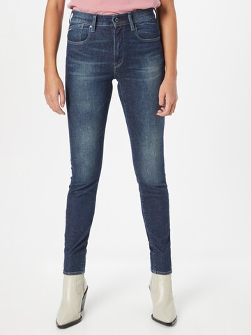 G-Star RAW Skinny Kavbojke 'Lhana' | modra barva: sprednja stran