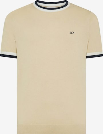 Pull-over SUN68 en beige : devant
