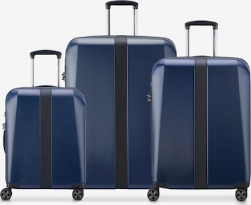 Delsey Paris Kofferset 'Promenade Hard 2.0' in Blauw: voorkant