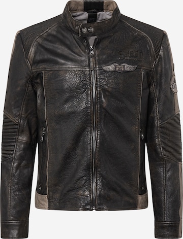 Gipsy Between-season jacket 'Myron' in Black: front