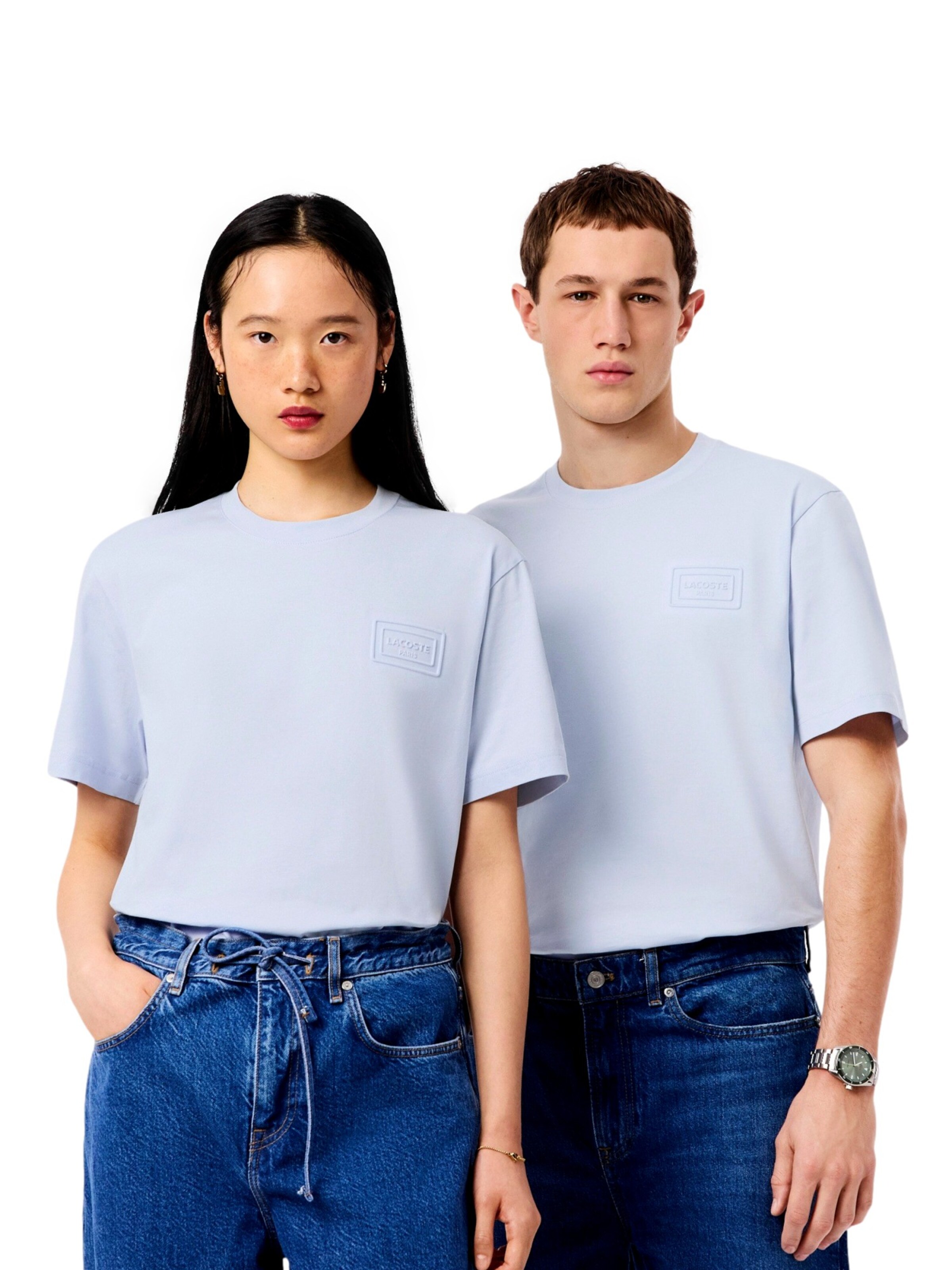 LACOSTE Shirt in Blue: front
