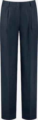 GERRY WEBER Wide leg Παντελόνι με τσάκιση σε μπλε: μπροστά