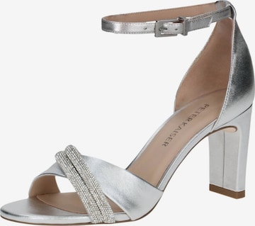Sandalo con cinturino di PETER KAISER in argento: frontale