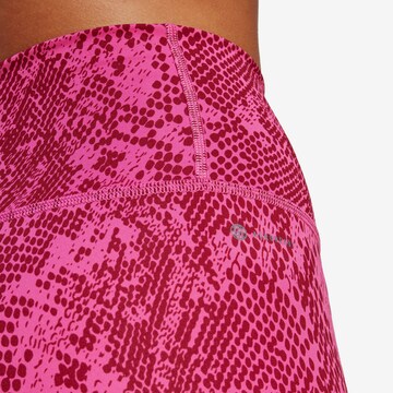 ADIDAS PERFORMANCE Skinny Sportbroek 'Optime' in Roze