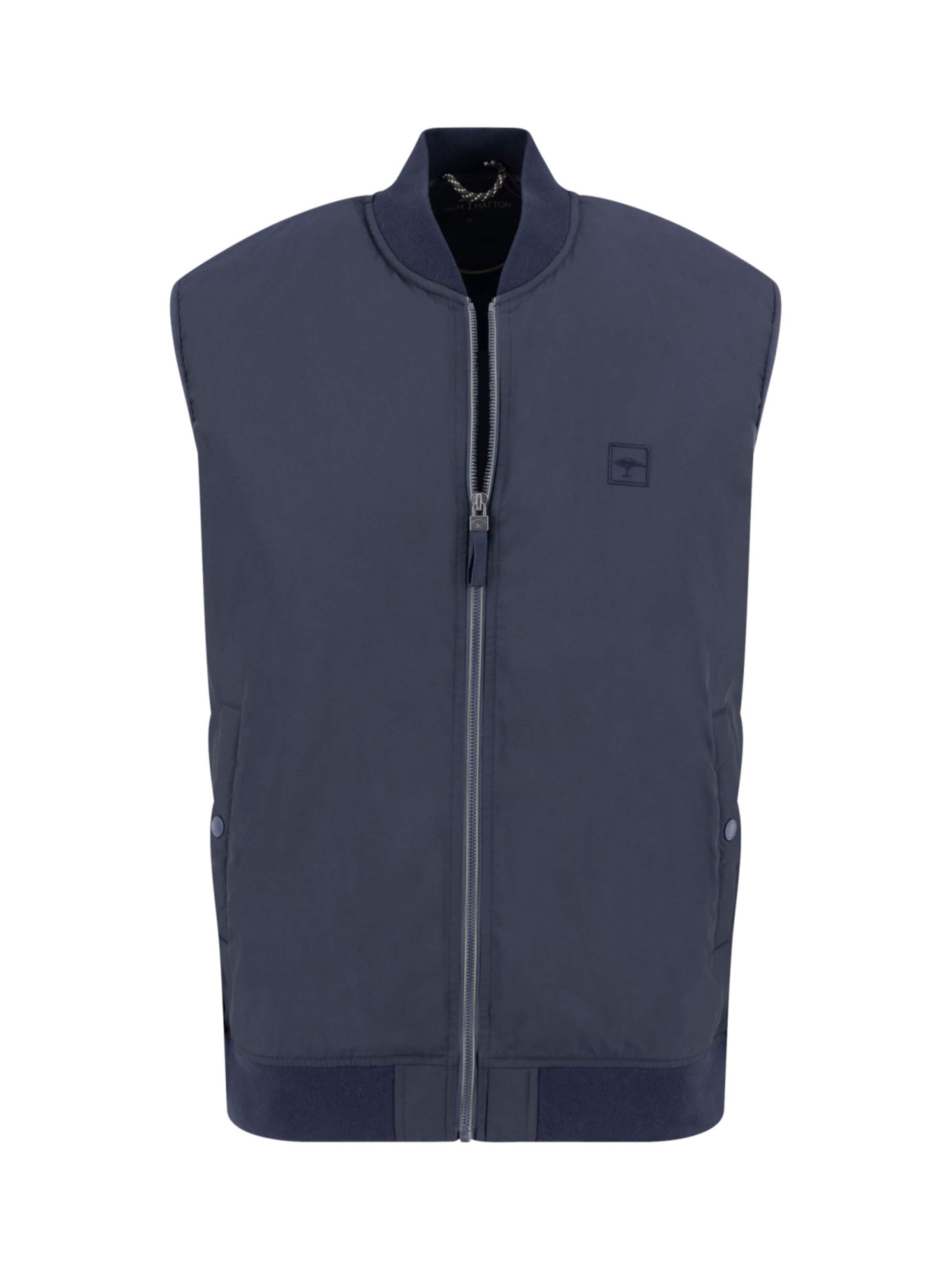 Fynch Hatton Sports Vest in Blue: front
