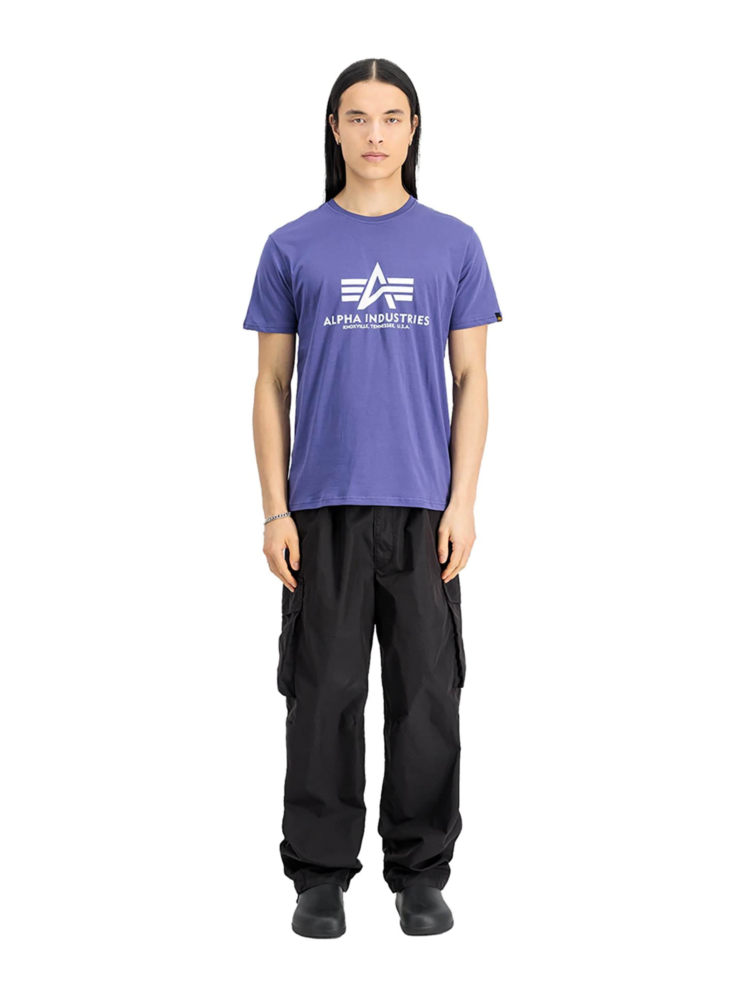 ALPHA INDUSTRIES Shirt in Purple