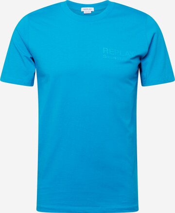 REPLAY T-Shirt in Blau: predná strana