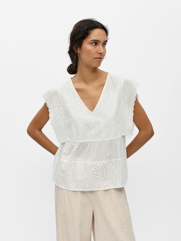 OBJECT - Blusa 'OBJJovanna' en blanco: frente