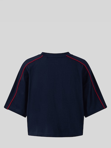 FC BAYERN MÜNCHEN Cropped T-Shirt Essentials in Blau
