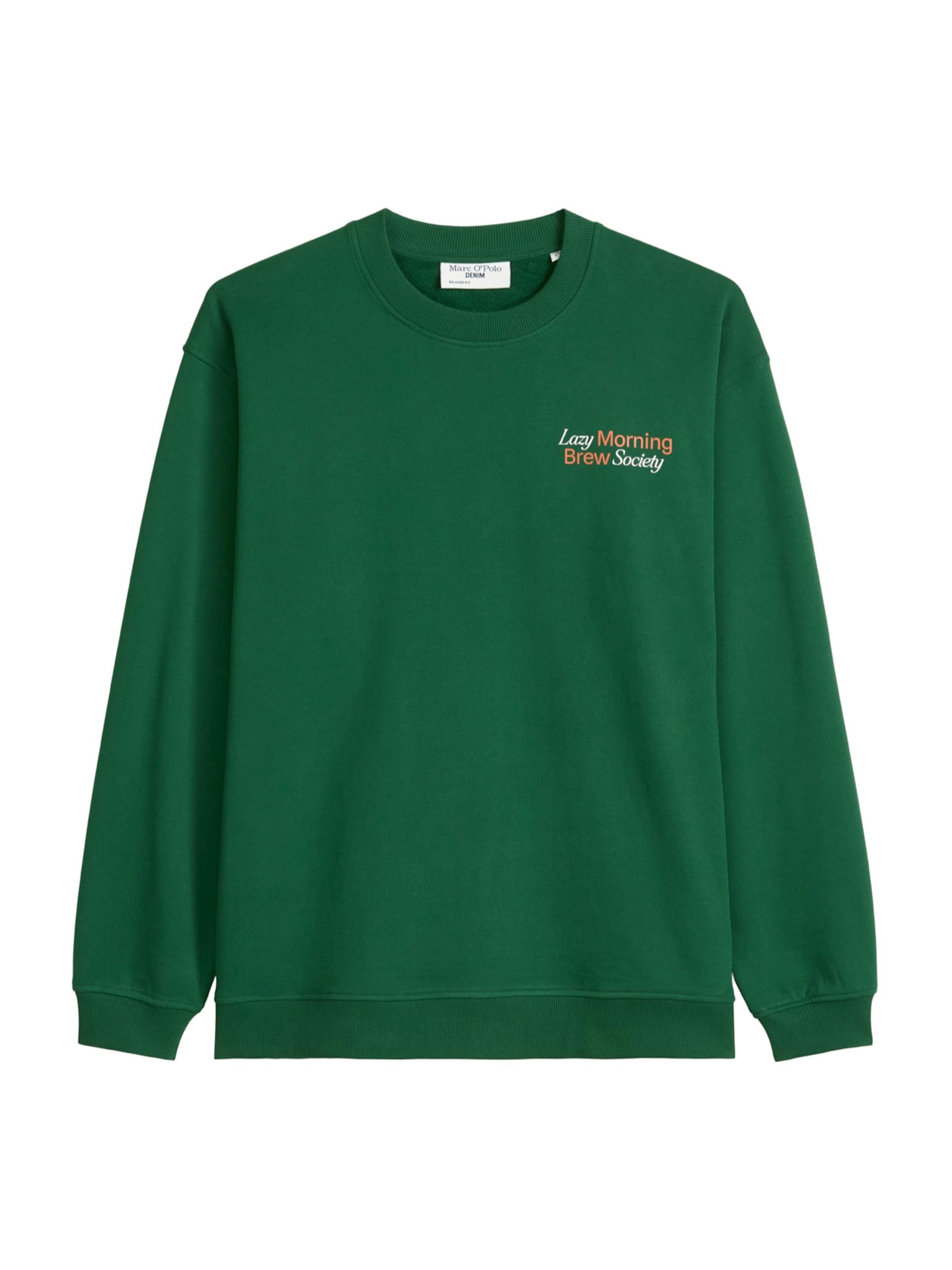 Marc O'Polo DENIMSweater majica - zelena boja: prednji dio