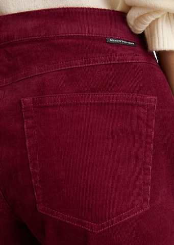 Marc O'Polo DENIM Bootcut Broek ' Nella ' in Rood: terug