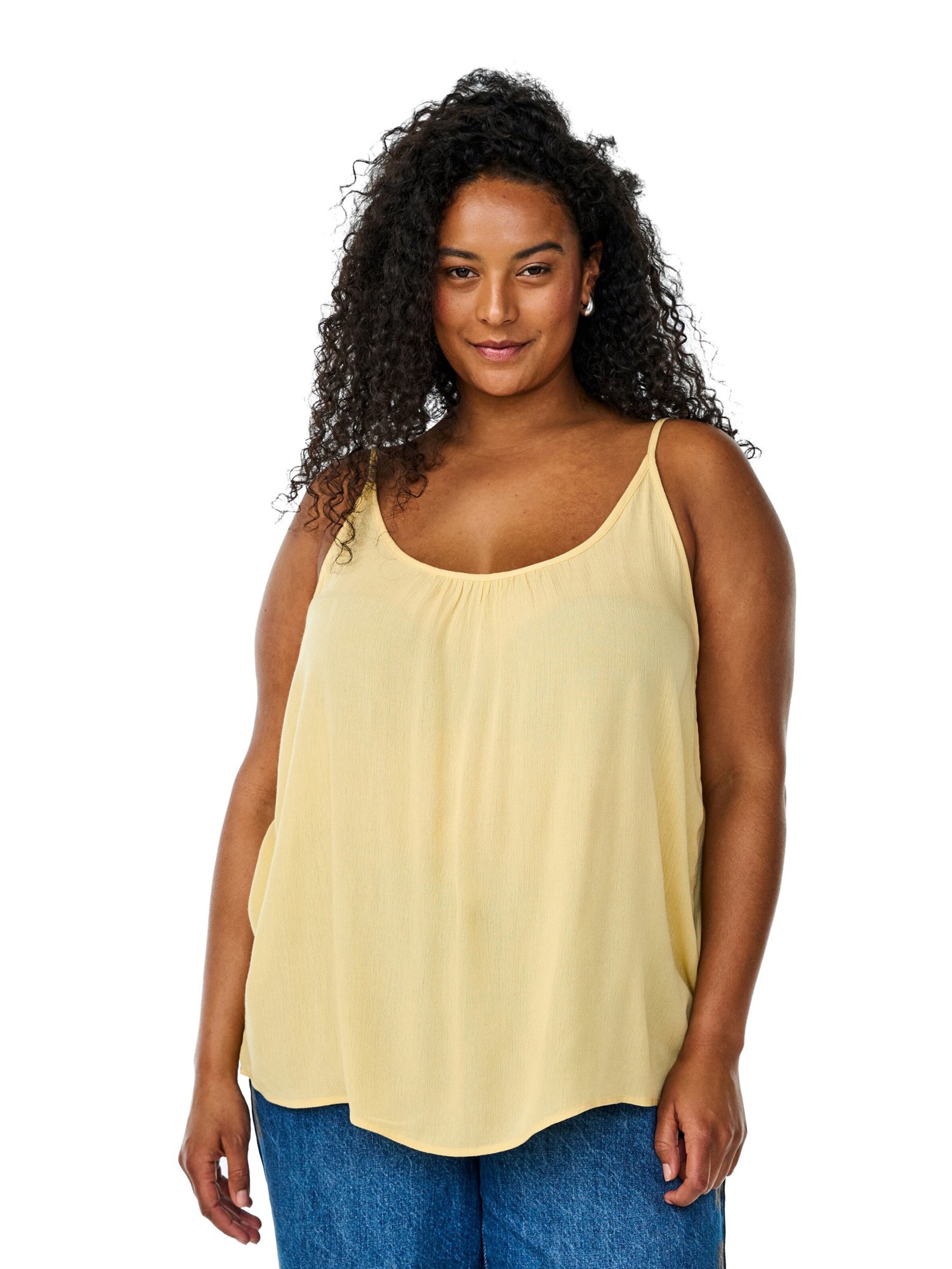 Zizzi Τοπ 'Erose' σε κίτρινο: μπροστά