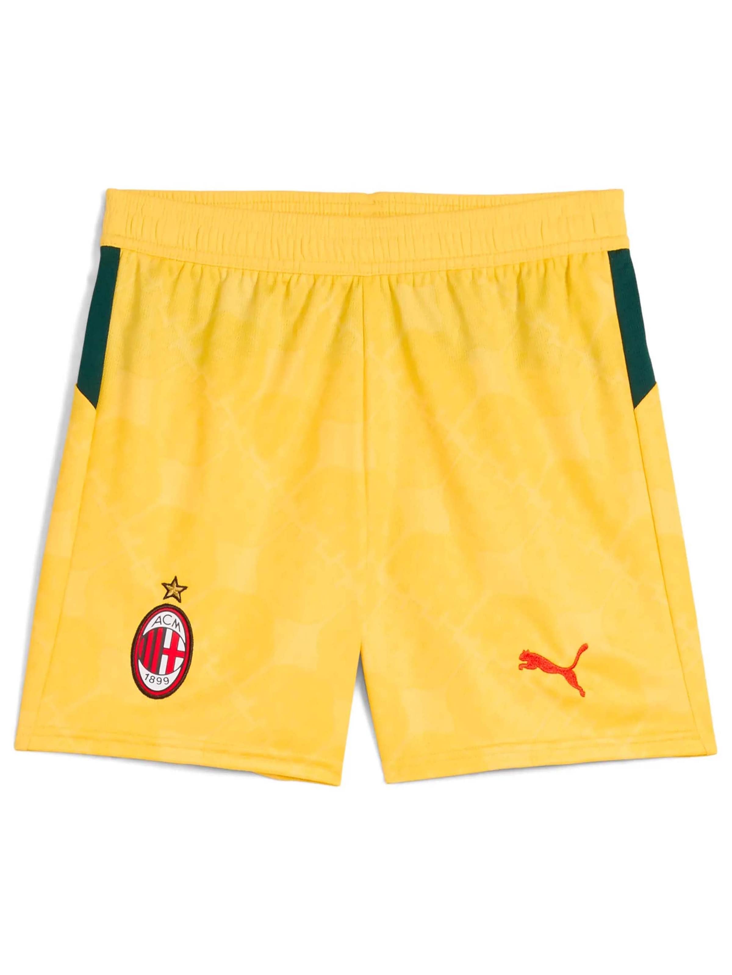 PUMA Loose fit Workout Pants 'AC Milan' in Yellow: front