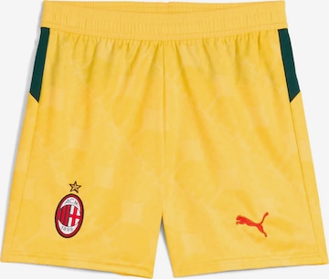 Pantalon de sport 'AC Milan' PUMA en jaune : devant