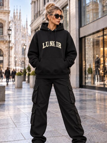 LUNØIR Studio Sweatshirt 'Only Loyalty Rule' in Zwart