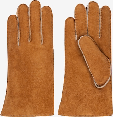 Roeckl Full Finger Gloves 'Brevik' in Brown: front