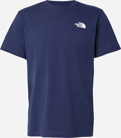 Marškinėliai 'EVOLUTION BOX NSE' iš THE NORTH FACE, spalva – tamsiai mėlyna / juoda / balta, Prekių apžvalga