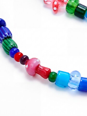 Otsu Necklace 'Pearlmania' in Pink