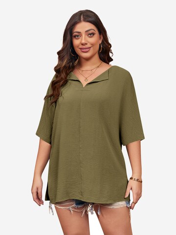 Imily Bela Блузка в Зеленый: спереди