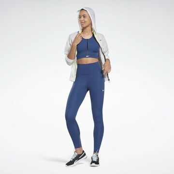 Reebok - Skinny Top desportivo 'Lux Perform' em azul