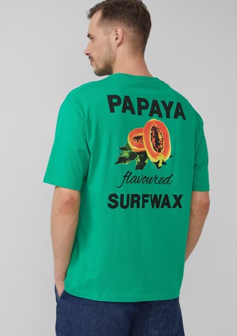 T-Shirt s.Oliver en vert : devant