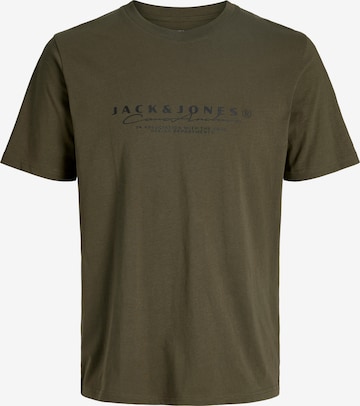 JACK & JONES Shirt 'JCOPoint' in Green: front
