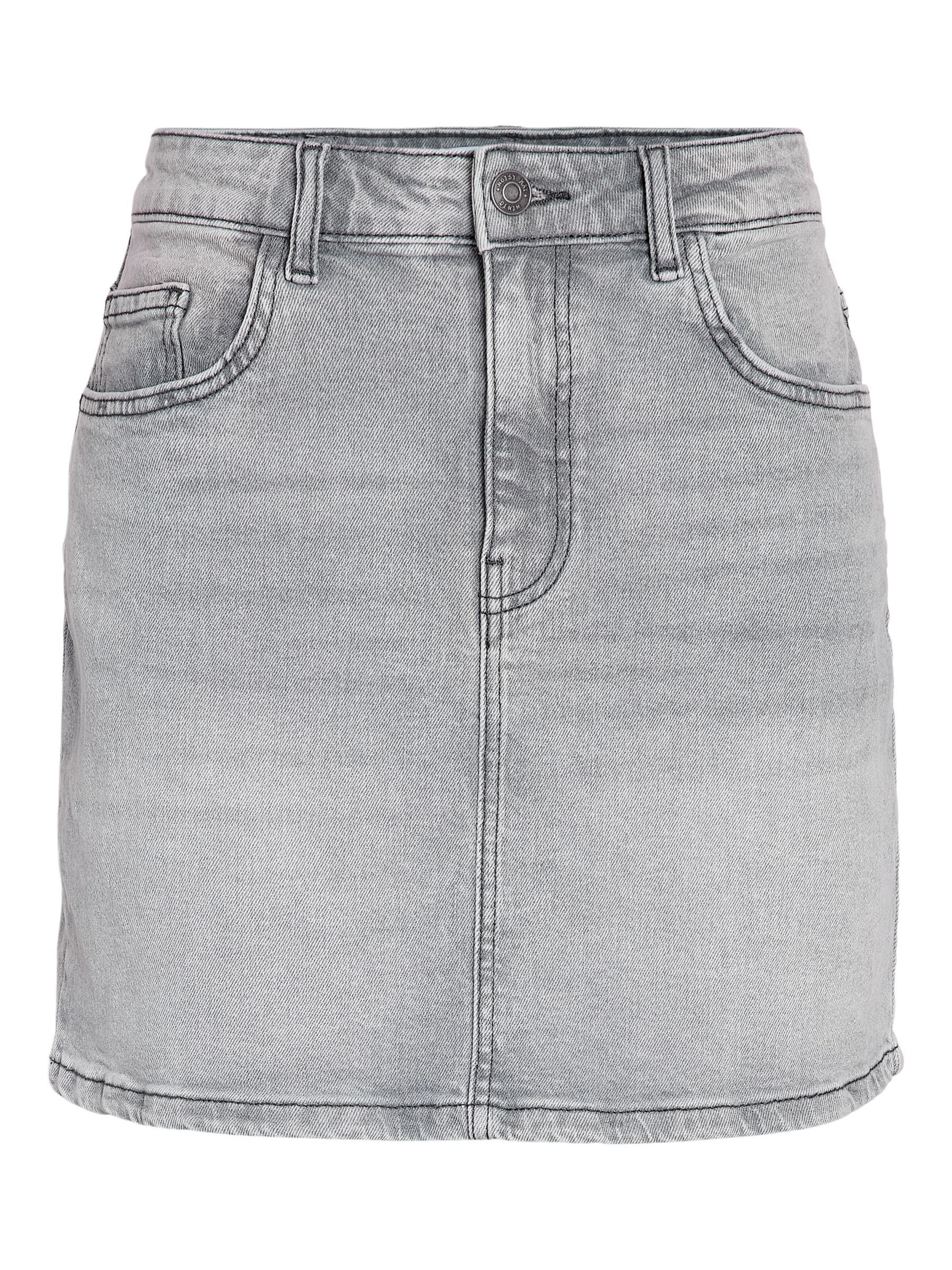 Noisy may Jupe 'NMYolanda' en 34 en gris denim, Vue avec produit
