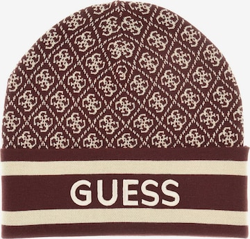 GUESS Beanie in Brown: front
