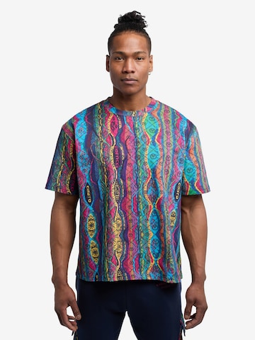 T-Shirt 'De Michel' Carlo Colucci en mélange de couleurs : devant