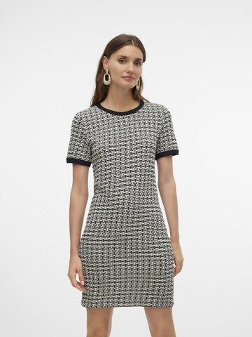 VERO MODA Gebreide jurk 'Charlie' in Wit: voorkant