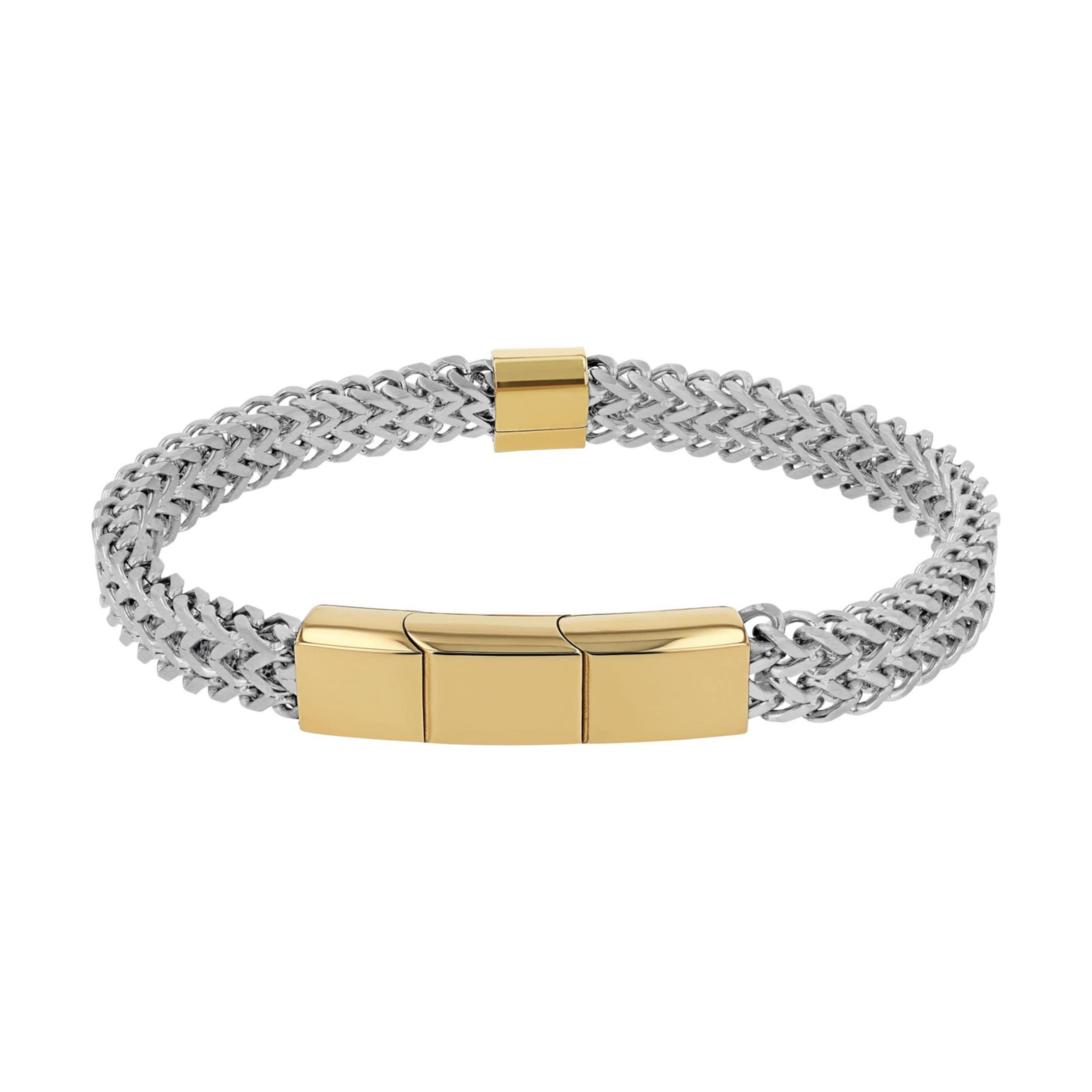 AMOR Bracelet in Silver: front