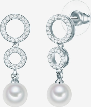 Boucles d'oreilles Rafaela Donata en argent : devant