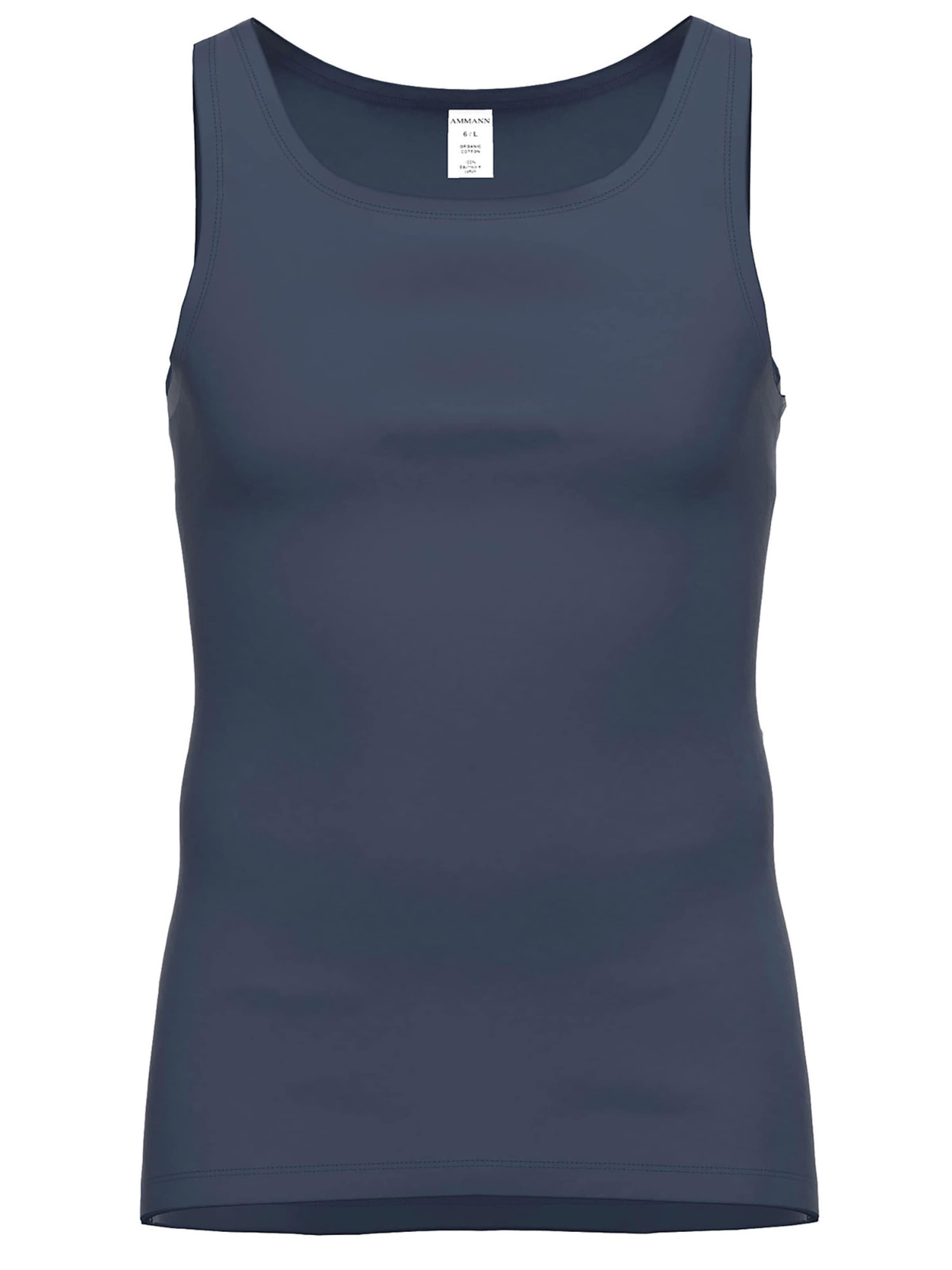 Ammann Undershirt 'Day Classic / Feinripp Premium' in Blue: front