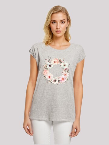 T-shirt F4NT4STIC en gris : devant