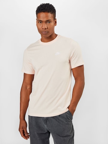 Nike Sportswear Regular fit Shirt 'Club' in Pink: front