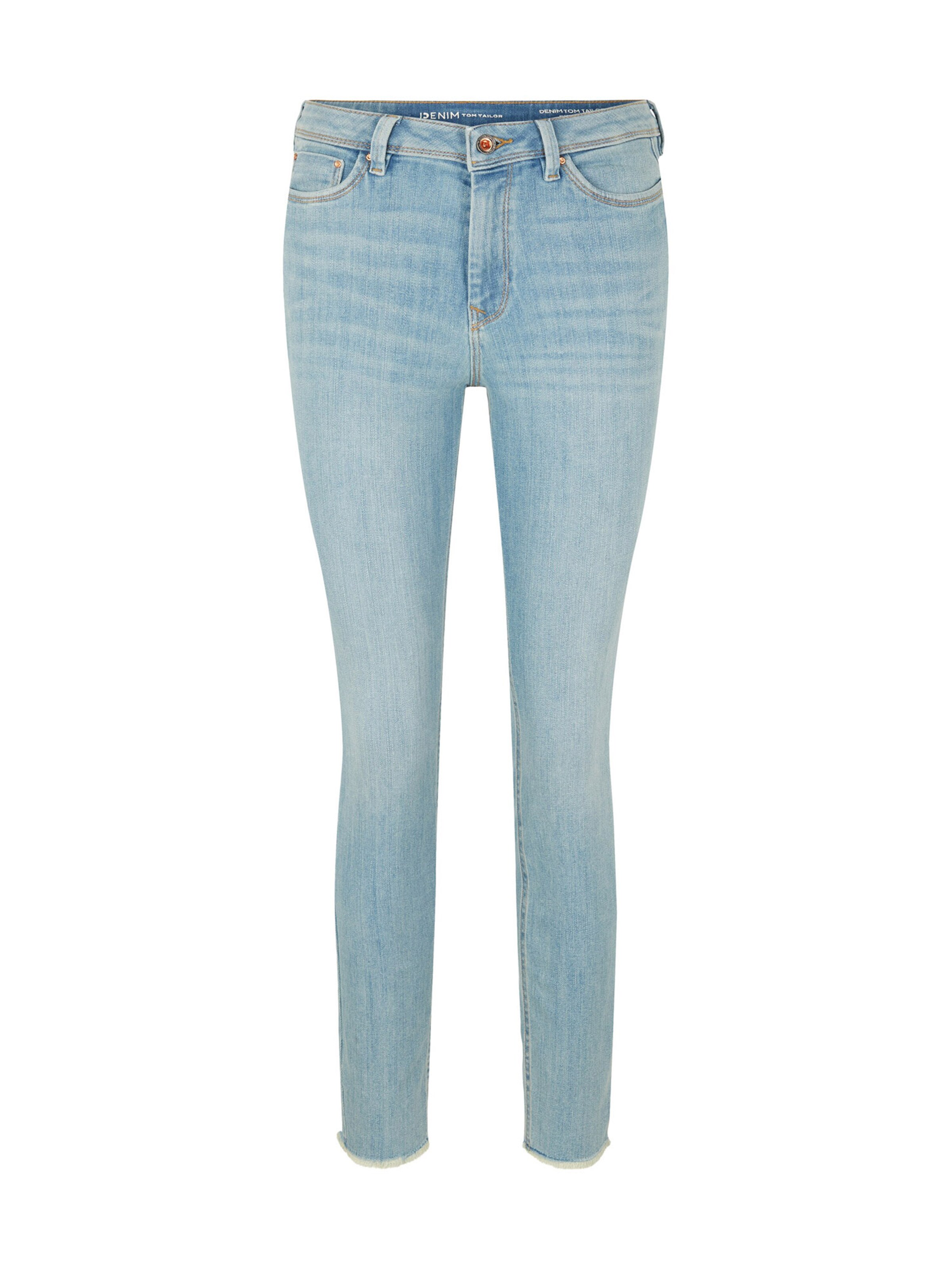 Skinny Jean 'Jona' TOM TAILOR DENIM en bleu : devant