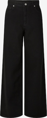 YAS Jeans 'YASBea' in Zwart: voorkant